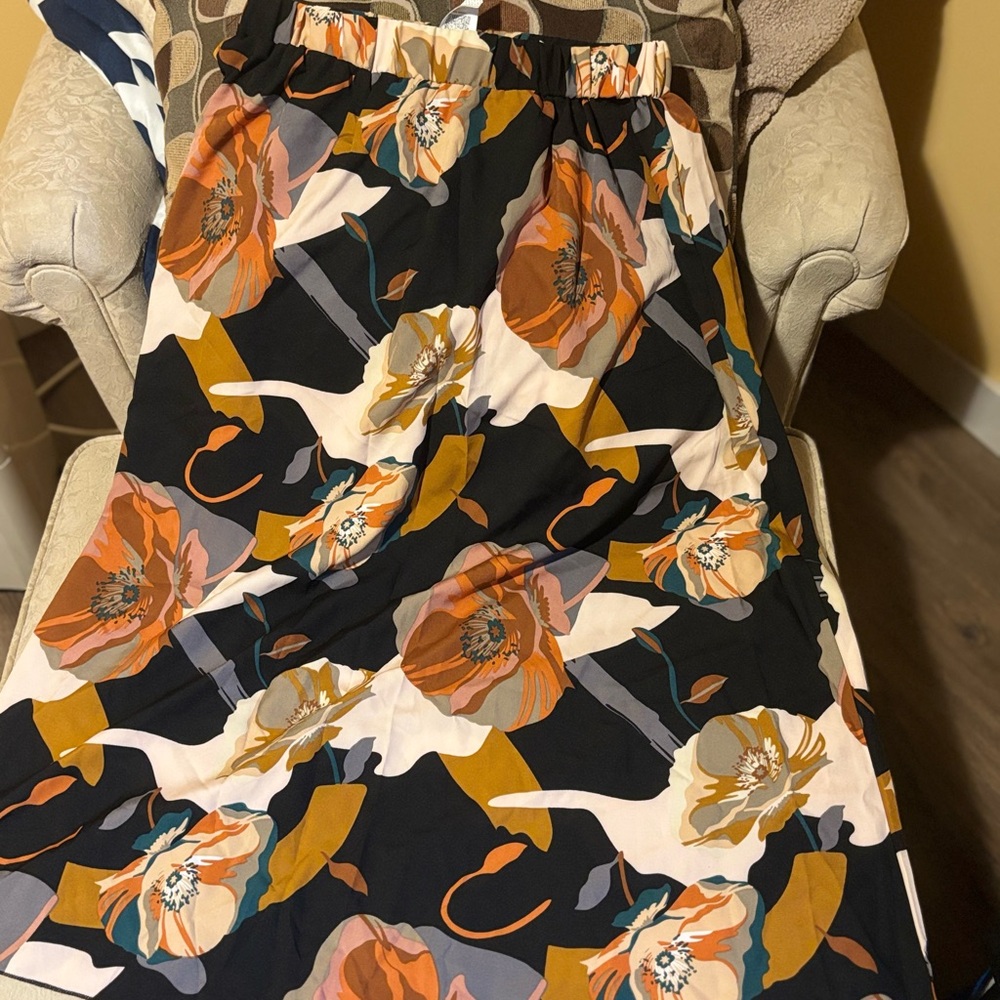 Floral Print Women's Skirt
